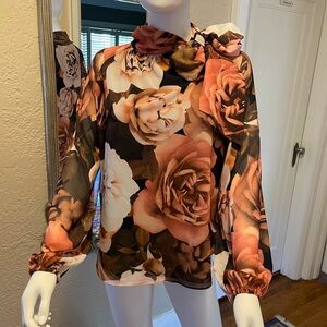 Melanie Lyne (NWT) tie neck blouse